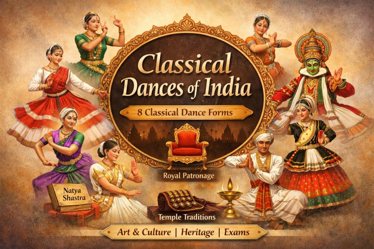 Image of Image of Main Classical Dances in India: List of 8 Classical Dance Forms with Origin, History and Key Features}
