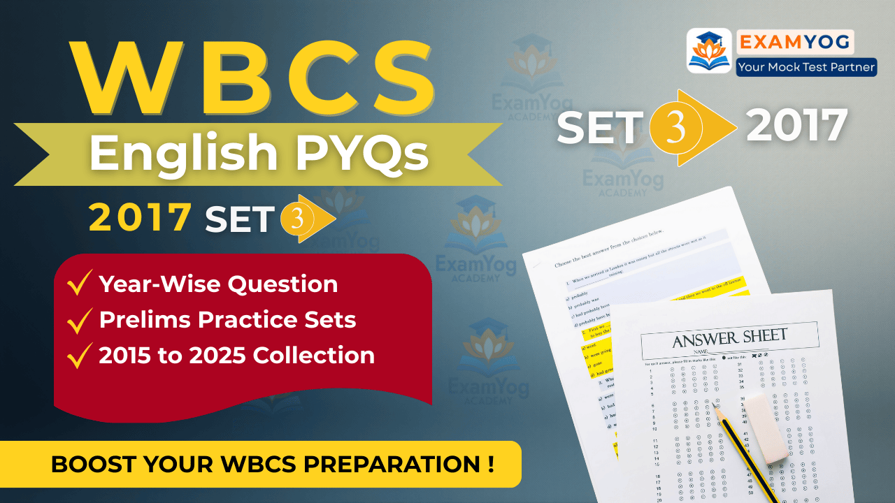 Image of Image of WBCS 2017 English PYQs with Answers Free PDF Download for Prelims}