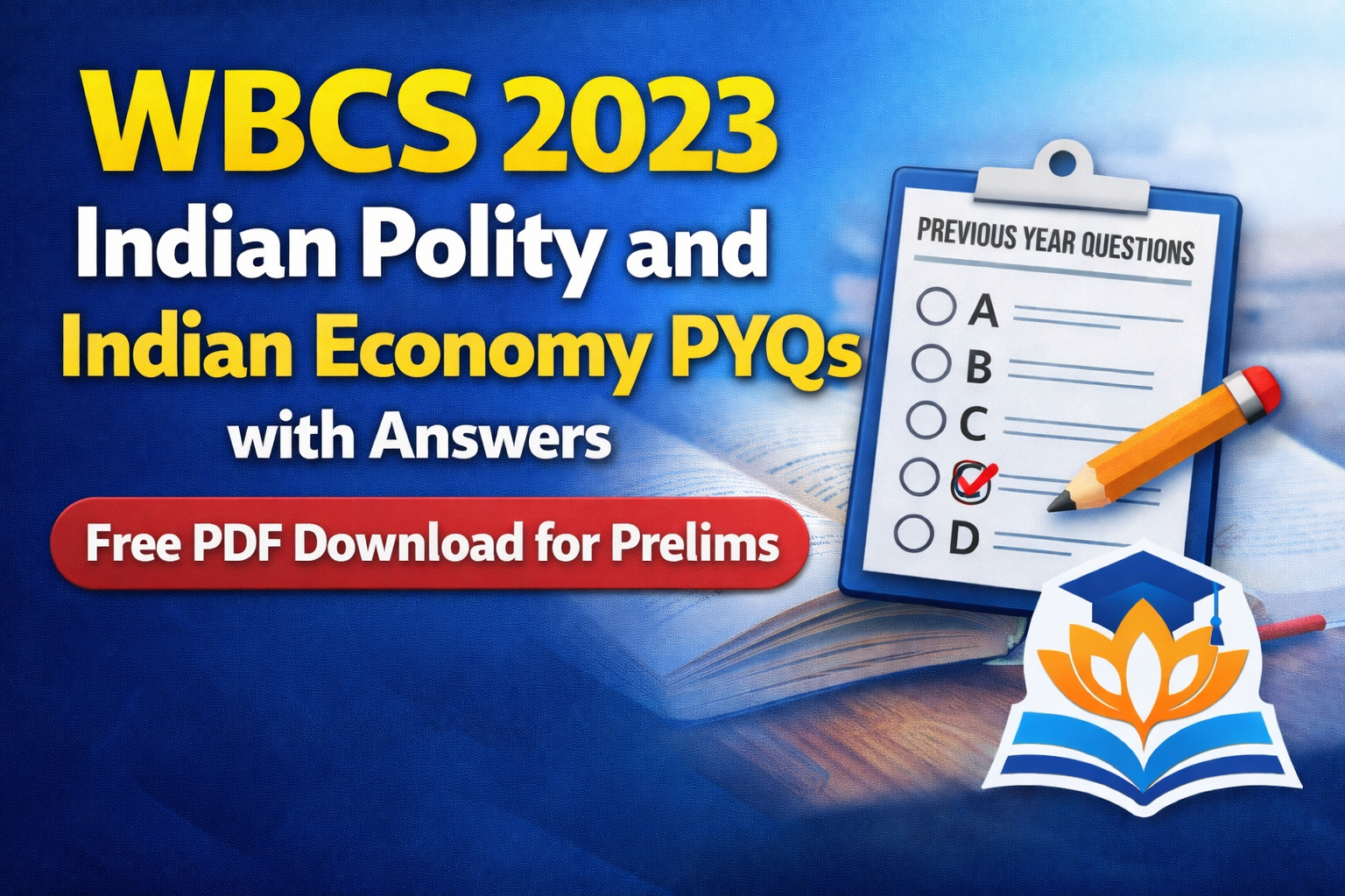 Image of Image of Indian Polity and Indian Economy PYQs with Answers Free PDF Download}